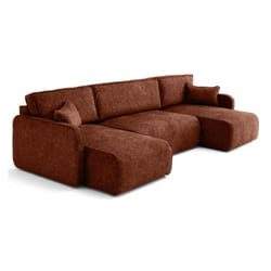 Lisa Design Apolline lit sofa 7 siège(s) Terre cuite