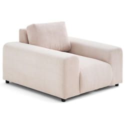 Garance - fauteuil en velours côtelé
