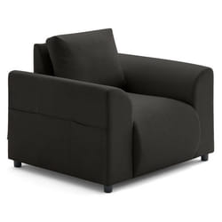 Camelia - fauteuil avec poche en velours