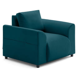 Camelia - fauteuil avec poche en velours