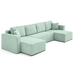 Best Mobilier Topaze lit sofa 7 siège(s) Turquoise