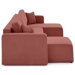 Best Mobilier Topaze lit sofa 7 siège(s) Rose
