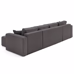 Best Mobilier Topaze lit sofa 7 siège(s) Gris foncé