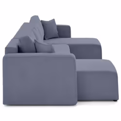 Best Mobilier Topaze lit sofa 7 siège(s) Bleu