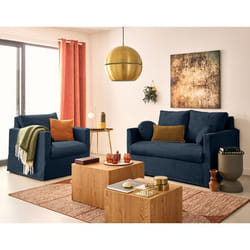 Serena - fauteuil déhoussable en velours
