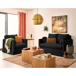 Serena - fauteuil déhoussable en velours