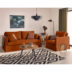 Serena - fauteuil déhoussable en tissu