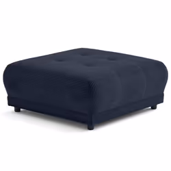 Amadora - pouf en velours côtelé