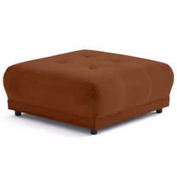 Amadora - pouf en velours côtelé