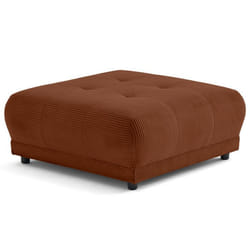 Amadora - pouf en velours côtelé