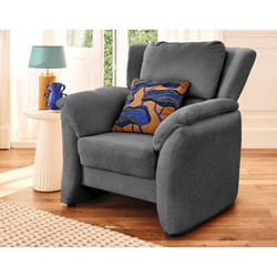 Bastille - fauteuil en tissu velours relief