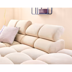 Best Mobilier 2546BEI canapé Beige - Vue supplémentaire 5