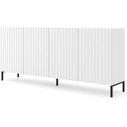Lara - buffet bas - pieds noirs - 200 cm