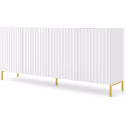Lara - buffet bas - pieds dorés - 200 cm