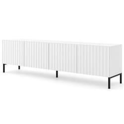 Lara - meuble tv - pieds noirs - 200 cm