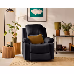 Armand - fauteuil relax électrique en cuir vegan