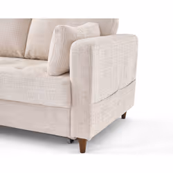 Best Mobilier 2590BEI canapé Beige - Vue supplémentaire 6