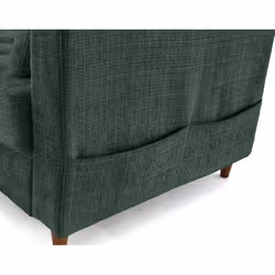 Lisa Design Anna Canapé d'angle 7 siège(s) Vert foncé - Vue supplémentaire 6