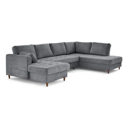 Lisa Design Anna Canapé d'angle 7 siège(s) Gris