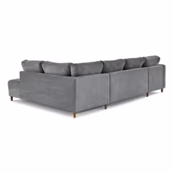 Lisa Design Anna Canapé d'angle 7 siège(s) Gris