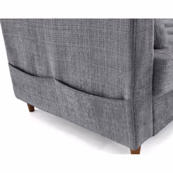 Lisa Design Anna Canapé d'angle 7 siège(s) Gris - Vue supplémentaire 6
