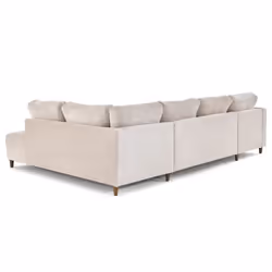 Lisa Design Anna Canapé d'angle 7 siège(s) Beige