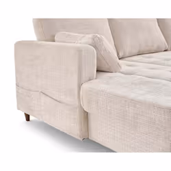 Lisa Design Anna Canapé d'angle 7 siège(s) Beige - Vue supplémentaire 8