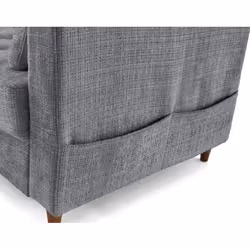 Lisa Design Anna Canapé d'angle 7 siège(s) Gris - Vue supplémentaire 6