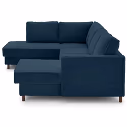 Lisa Design Jake, Canapé d'angle, Salon, Gris clair, 7 siège(s), Moderne, Doux