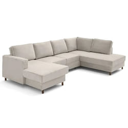 Lisa Design Jake Canapé d'angle 7 siège(s) Bleu foncé