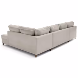 Lisa Design Jake Canapé d'angle 7 siège(s) Bleu foncé
