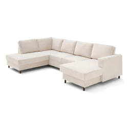 Lisa Design Jake Canapé d'angle 7 siège(s) Beige