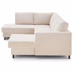 Lisa Design Jake Canapé d'angle 7 siège(s) Beige