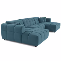 Best Mobilier 3023BG canapé Bleu - Vue supplémentaire 2