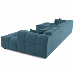 Best Mobilier 3023BG canapé Bleu - Vue supplémentaire 6