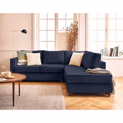 Jake - canapé déhoussable d'angle droit 5 places en tissu
