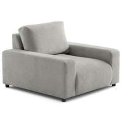 Pivoine - fauteuil en velours texturé