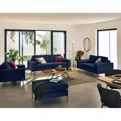 Best Mobilier 2648BM-PMD canapé Bleu - Vue supplémentaire 2