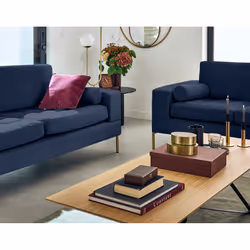 Best Mobilier 2648BM-PMD canapé Bleu - Vue supplémentaire 3