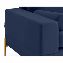 Best Mobilier 2648BM-PMD canapé Bleu - Vue supplémentaire 7