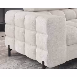 Best Mobilier 2976BL canapé Blanc - Vue supplémentaire 7