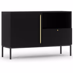 Felicia - buffet bas - noir - 120 cm