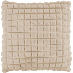 Lisa Design - Sweety - coussin - en fausse fourrure - 45x45 cm - beige