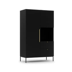 Felicia - armoire - noir - 120x200 cm