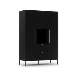 Felicia - armoire - noir - 135x200 cm