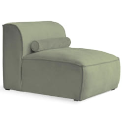 Felix - module d'assise sans accoudoirs en tissu texturé