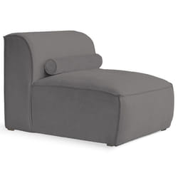 Felix - module d'assise sans accoudoirs en tissu texturé