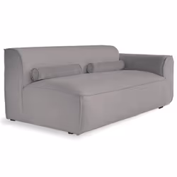 Felix - module d'assise droit en tissu texturé