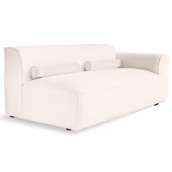 Felix - module d'assise droit en tissu texturé