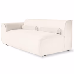 Felix - module d'assise gauche en tissu texturé